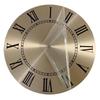 Aluminium Clock Dial Face DIY Flat Profile Gold Background Outside 243MM