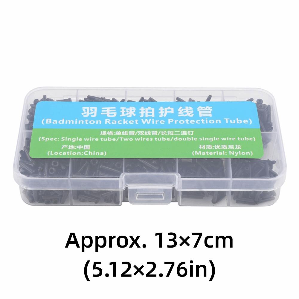 Nylon Badminton String Protector Set Racket Replacement Tool Badminton Grommets Tool  Racket Repair