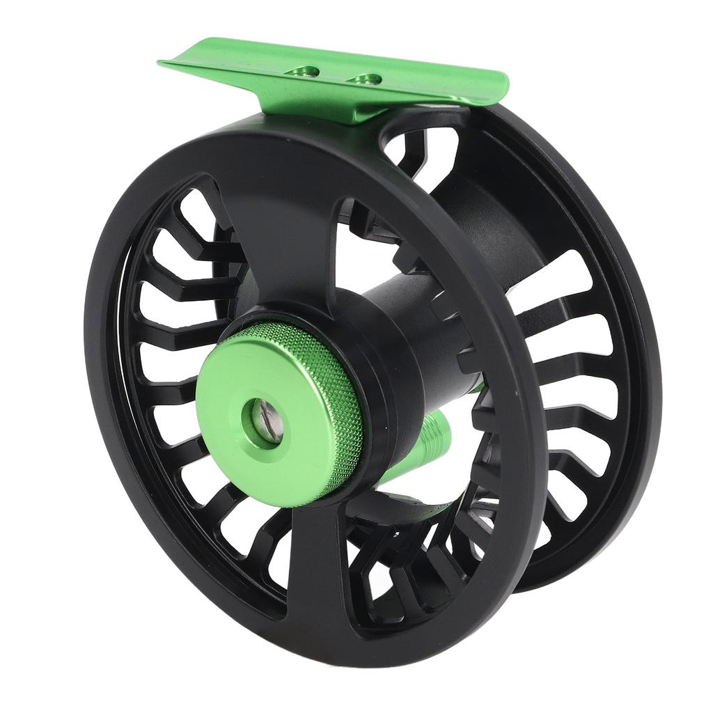 Mulineta Pescuit la Muscă Aliaj Aluminiu Negru Verde 20LB Mână Stângă Dreaptă Schimbată Roată Păstrăv Accesorii Pentru Apă Dulce