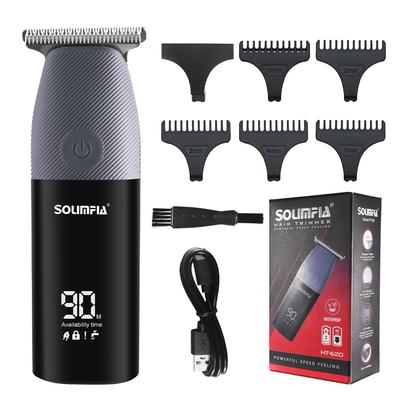SOLIMPIA Electric Hair Clipper Portable Mans Bread Trimmer Cordless Rechargeable Hair Cutter Wet/dry