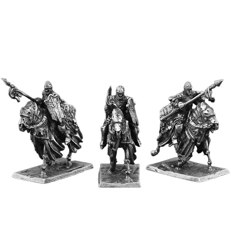 Undead Knight Metal Figurine Skeleton Warrior Miniature Wargaming Car Dashboard Ornament Desk Decor Collection Present Him
