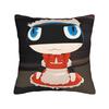 Atlus P-Personas 2 Fanart Pillow Cover Retro Trendy Pillow Case For Living Room Chair Comfy Pillowcases Gift
