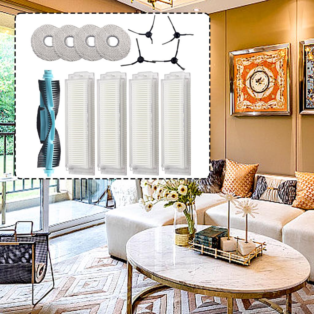 Filter Mopp Tuch Seitenbürste Hauptseitenbürste Spin Ersatzteile