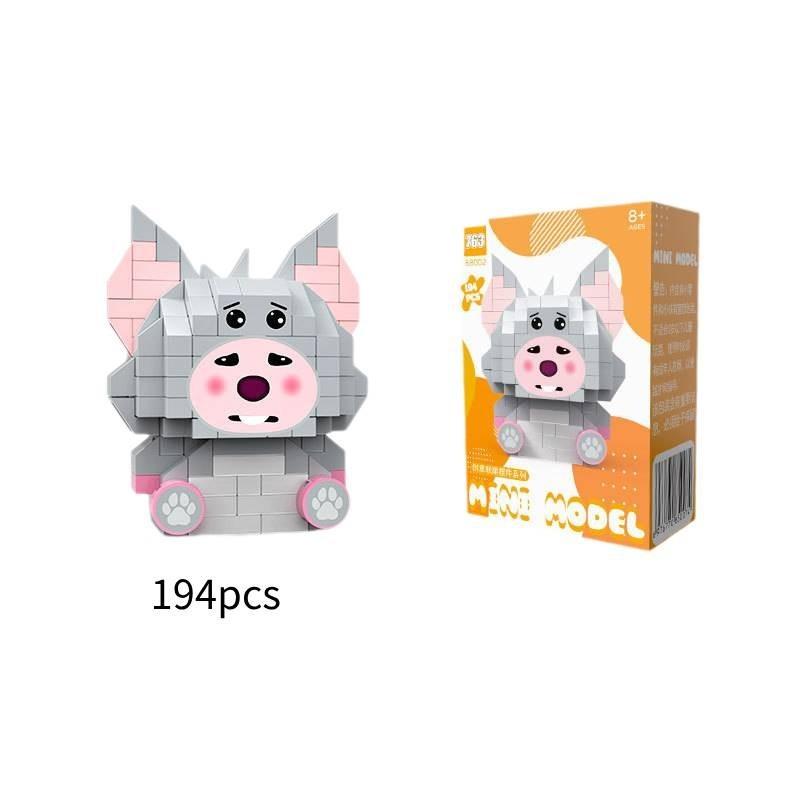 

New Popular Frog Building Blocks Compatible With Lepin Baoma Froglet Educational Assembly Toy Wholesale Dropshipping Gray