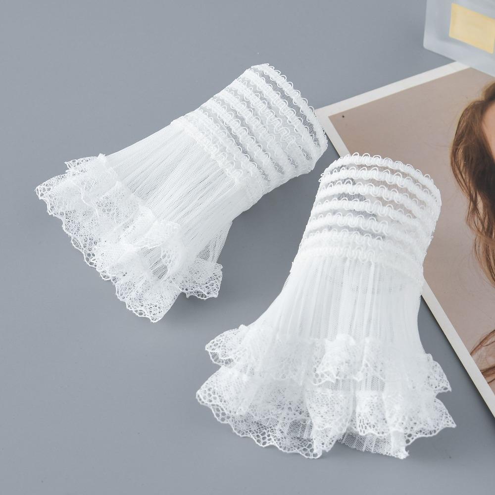 White Black Fake Cuff Detachable Lace Cuff New False Sleeve Cuffs