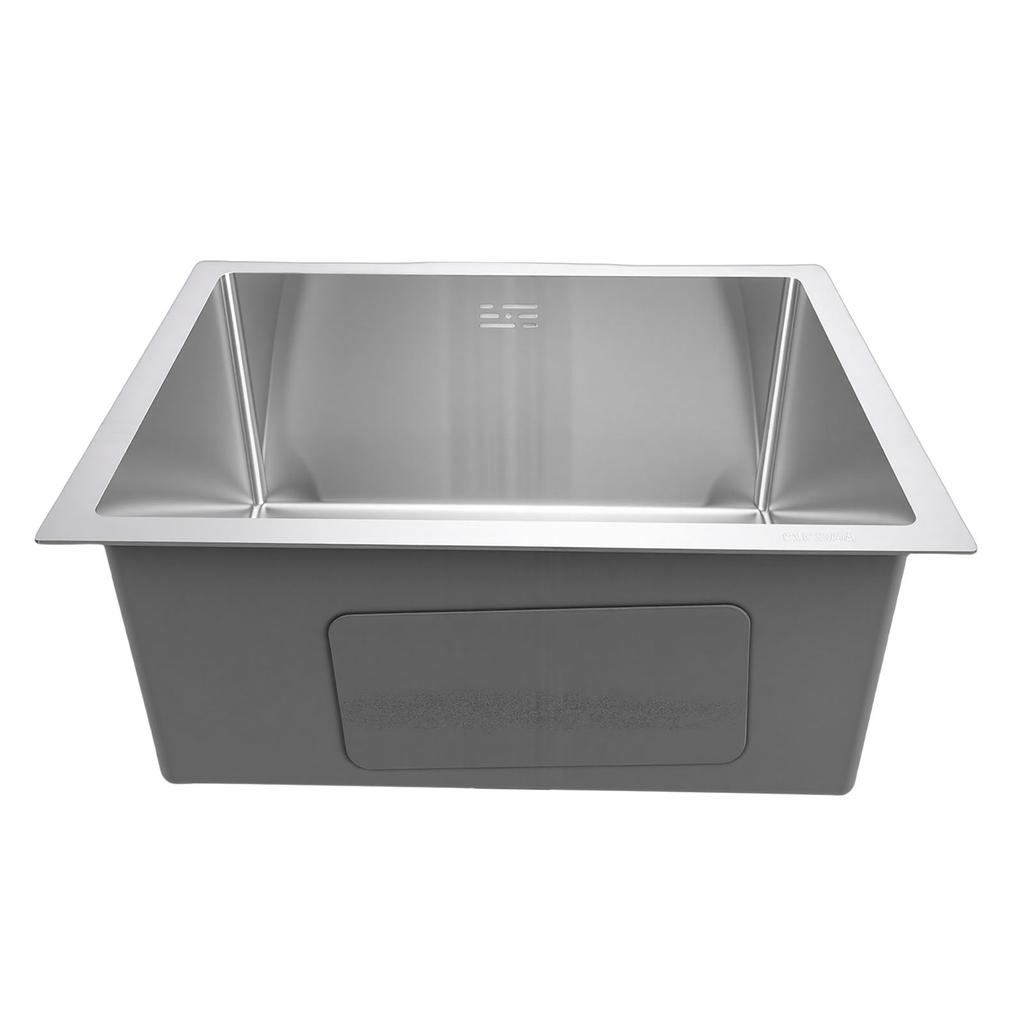 Single Bowl Kitchen Sink 20 Inch Undermount Topmount Stainless Steel RV Kitchen Sink for Home Kitchen Food Truck