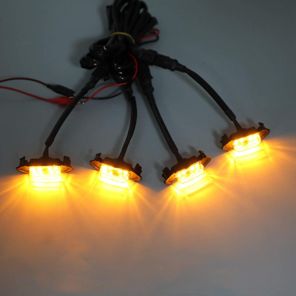 Artudatech Grille Marker Hilux Grille Marker Grille Clear LED Light Grille Marker Grille Light