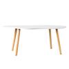 Small Coffee Table, Mid Century Modern Tea Table, Living Room Center Minimalist Display Coffee Table with Cloud