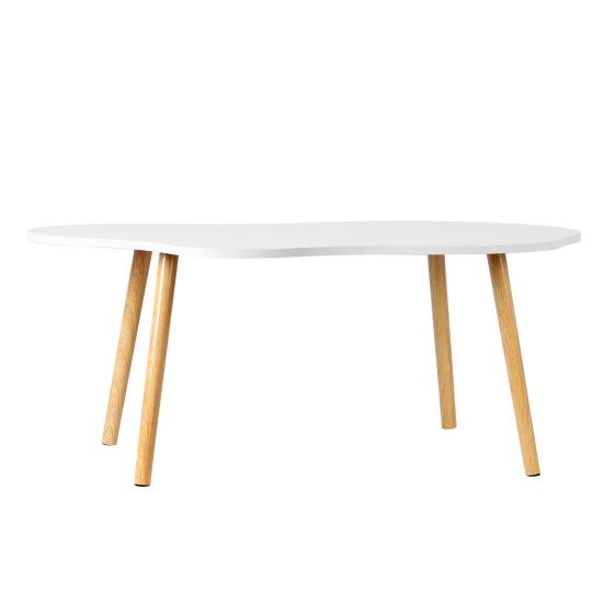 Small Coffee Table, Mid Century Modern Tea Table, Living Room Center Minimalist Display Coffee Table with Cloud