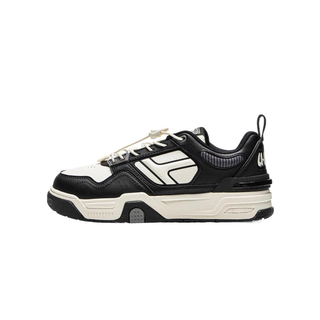 Li Ning Kids Skate 80s Sports Lifestyle Synthetic Leather Simple Versatile Comfortable Lightweight Rebound Support Low Top Casual Shoes YKCU124-11