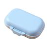 1Pc Mini Portable Drug Packaging Box Seven Compartment Medicine Box Drug Wheat Straw Material Storage Box