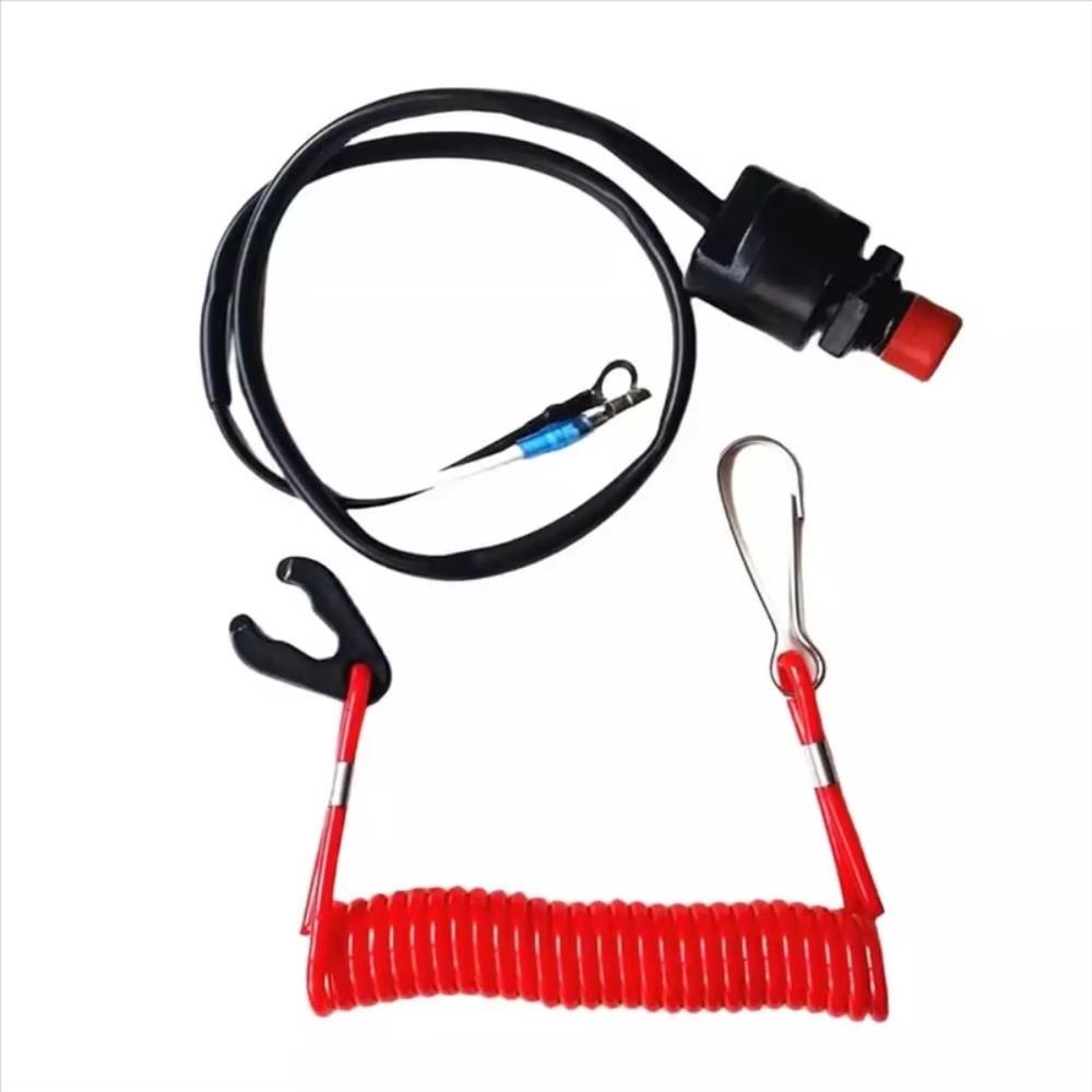 Safe Boat Kill Switch Lanyard Stretchable Engine Kill Stop Switch  Outboard Engine