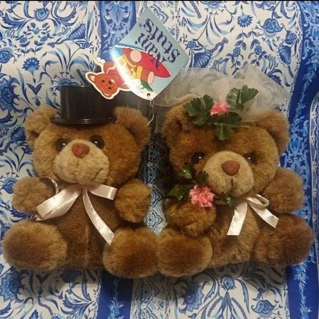 

[USED] Nani Stufs Wedding Bear Vintage Teddy Bear Plush Toy