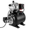 1 PK Oppervlaktewaterpomp met Drukvat, 230V 3750 L/U, Roestvrijstalen Beregeningsstraalpomp met 19L Tank, Automatisch Waterdrukverhogingssysteem, 1.4-2.8