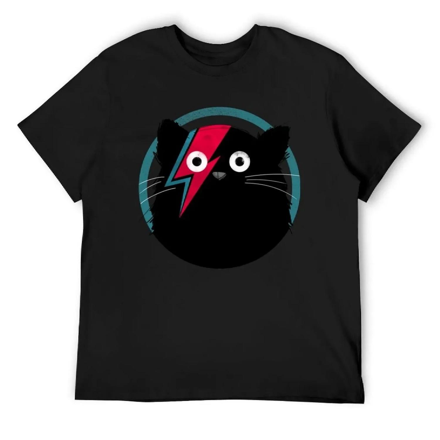 

Cat Bowie T-Shirt customizeds cheap stuff Blouse clothes mens big and tall t shirts XXXXXL різнокольоровий