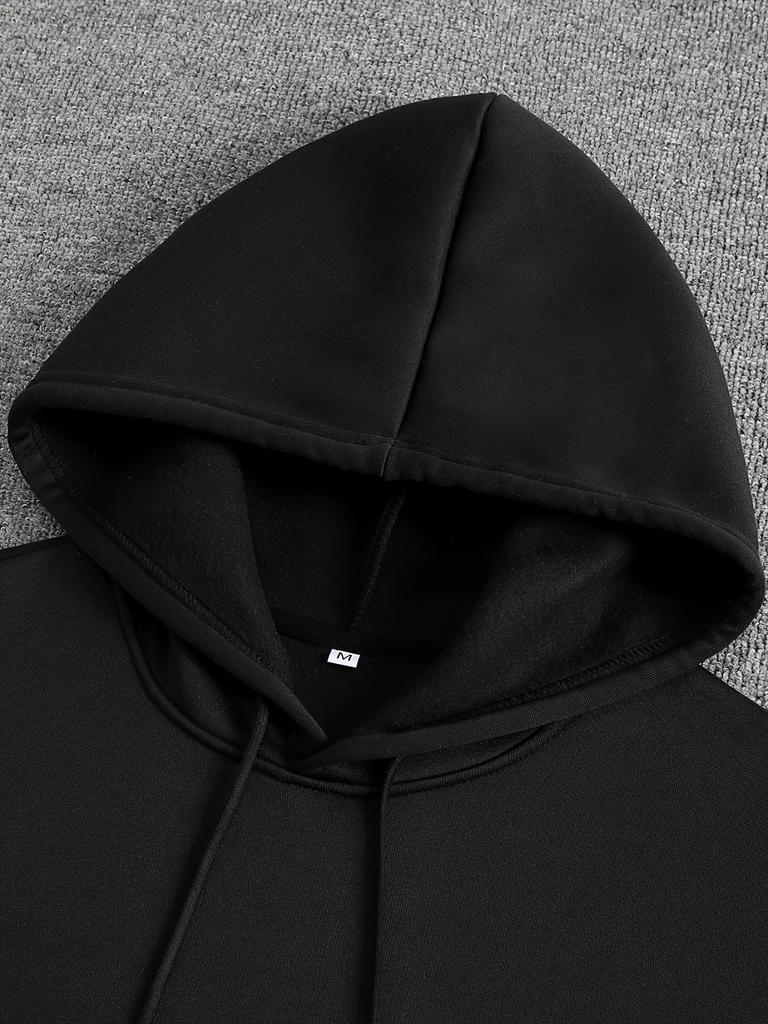Japanese Sakura Red Sun Art Men Hip Hop Sports Hoodie, Tokyo Vertical Text Cloud Pattern Back Graphic, Soft Loose Daily Sweatshirt