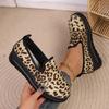 Modne Leopardowe Damskie Buty Płaskie Modne Platformy Codzienne Wygodne Sportowe Trampki Jesień 2025 Nowe Trendy Buty Do Biegania Zapatos Mujer