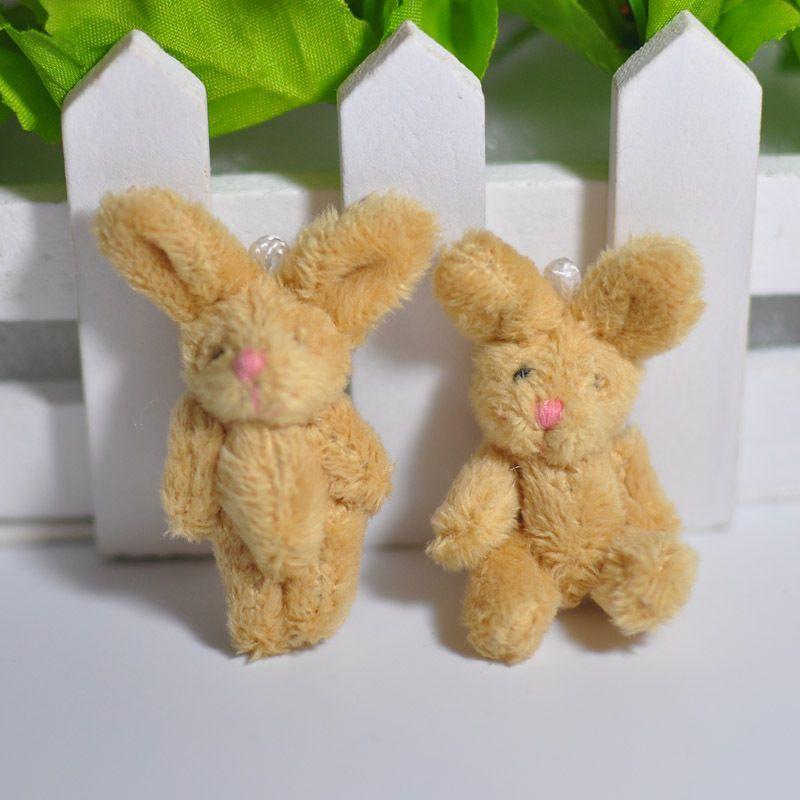 Adorable Mini Cute Plush Toy Tiny Rabbit Bear Doll With Soft And Cozy Feel