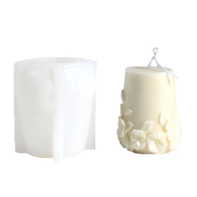 

Vine Flower Embossed Silicone Candle Molds for Candle Soap Home Decoration Chocolate Silicone Molds for Epoxy Resin