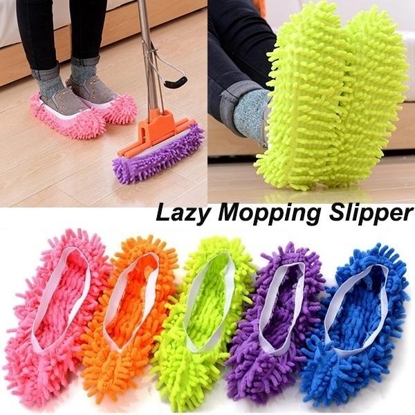 Buy Mop Slippers Lazy Quick House Floor Polishing Dusting Cleaning Foot