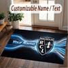 Custom Rug racing club de lens Pattern Print Name Text Soft Non‑Slip Floor Carpet for Home Indoor Decoration