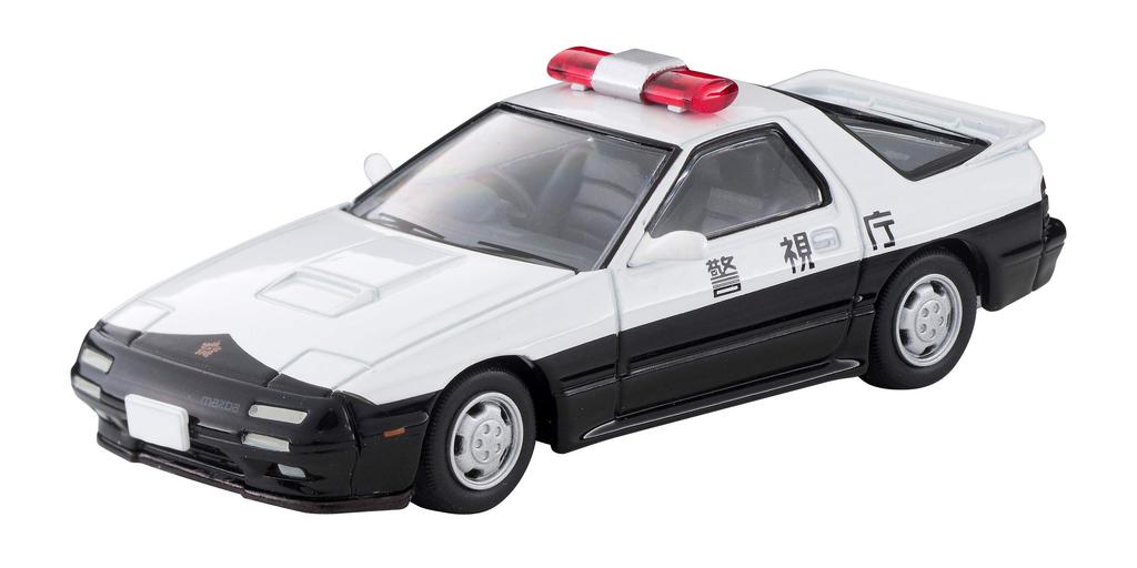 Tomytec Tomica Limited Vintage Neo Scale Mazda Savanna Patrol Metropolitan Police Finished 312598 1/64 LV-N214a RX-7 Car, Department, Model,