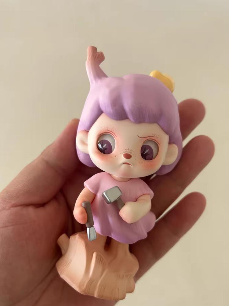 In Stock Genuine Tntspace Amo Anmoo Listen Series  Cute Animation Desktop Handmade Ornaments Doll Kawaii  Toys