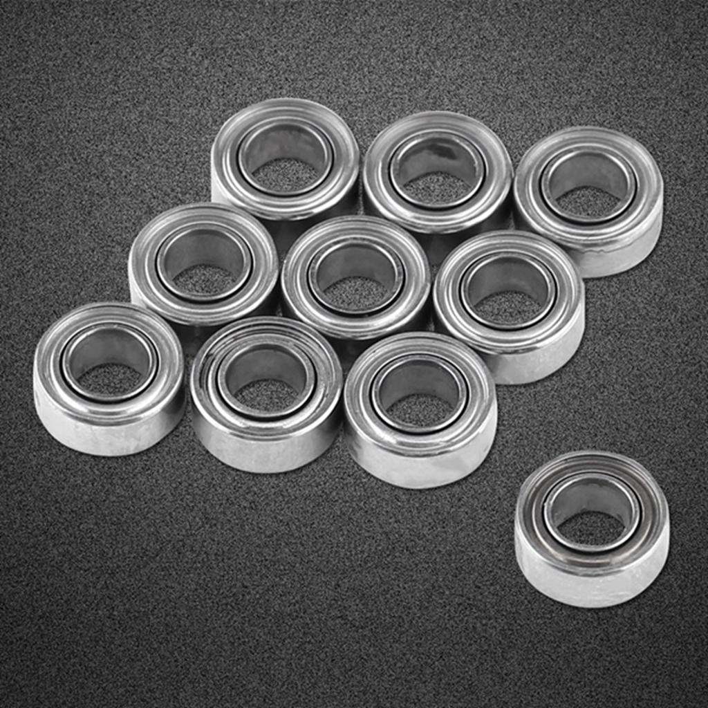 10pcs MR63ZZ Double Shielded Miniature Ball Bearings 3x6x2.5mm for 3D Printer, Model Making