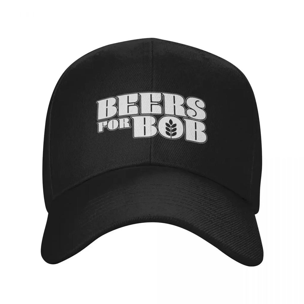 Beers for Bob White Logo Baseball Cap New Hat Snap Back Hat Luxury Unisex Hat Girl Unisexs
