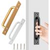 2pcs Sliding Barn Door Handle, Aluminium Alloy Cabinet Door Handle Hardware for Wardrobe Cupboard Closet Garage Shed with Screws