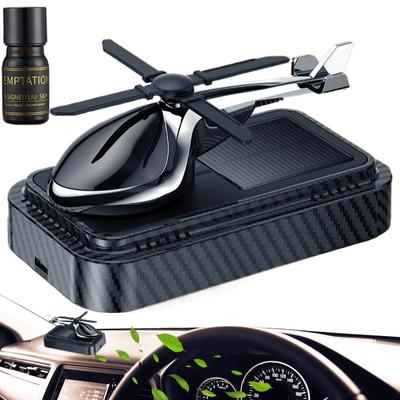 Solární osvěžovač vzduchu do auta Automobilové osvěžovače vzduchu s unikátním tvarem helikoptéry Parfém do auta Luxusní dekorace na palubní desku Pro