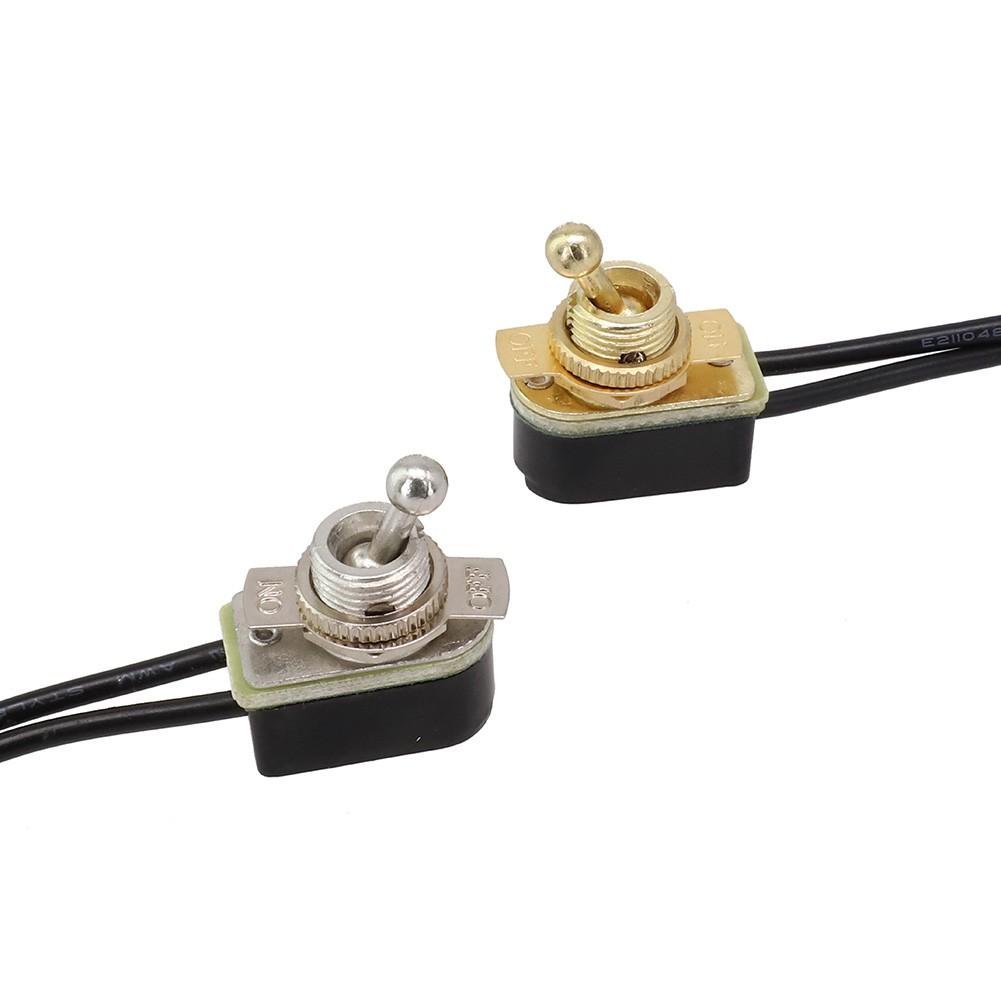 

2 Feet 2 Gears Toggle Switch Anti-mistouch SPST Switch срібний