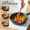 SENSARTE Deep Frying with Induction Gas All Heat Swiss Easy To High Heat Black Pan, 24cm, Lid, Non-Stick, Compatible, Compatible, Stir-Fry Pan,