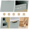 61*46*57cm Wall-Hung Washstand, MDF Fully Lacquered, Two Silent Drawers, Structured Drawer Fronts, Integrated Washbasin, Mint Green