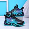 Children's sports shoes 2025 spring and autumn new mesh breathable non-slip lightweight rotating buckle casual boys running shoes tide
