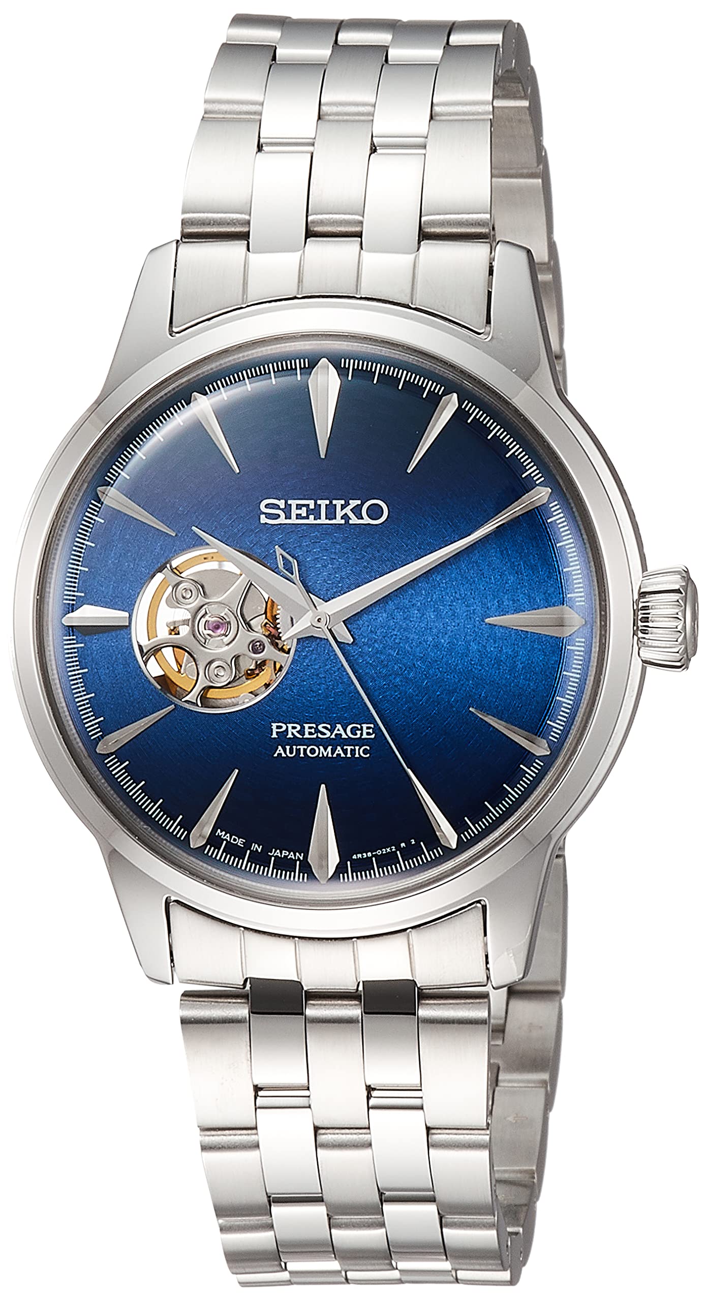 

Чоловічий автоматичний годинник Seiko Presage Basic Line Cocktail Time SARY199 Сріблястий