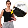 Europejska i Amerykańska Męska Kamizelka Sauna Pot Body Shaper do Kontroli Brzucha i Fitnessu.