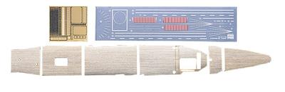 Hasegawa Japanischer Flugzeugträger Akagi Dritte Deck Holzdeck Kunststoffmodellteile QG24 1/700