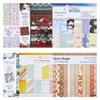 Scrapbook Paper, 72 Sheets, 152 Mm Mixed Special Patterned Paper Set for Die Cutting and Embossing Machine, Vibrant Color, for Decorations,