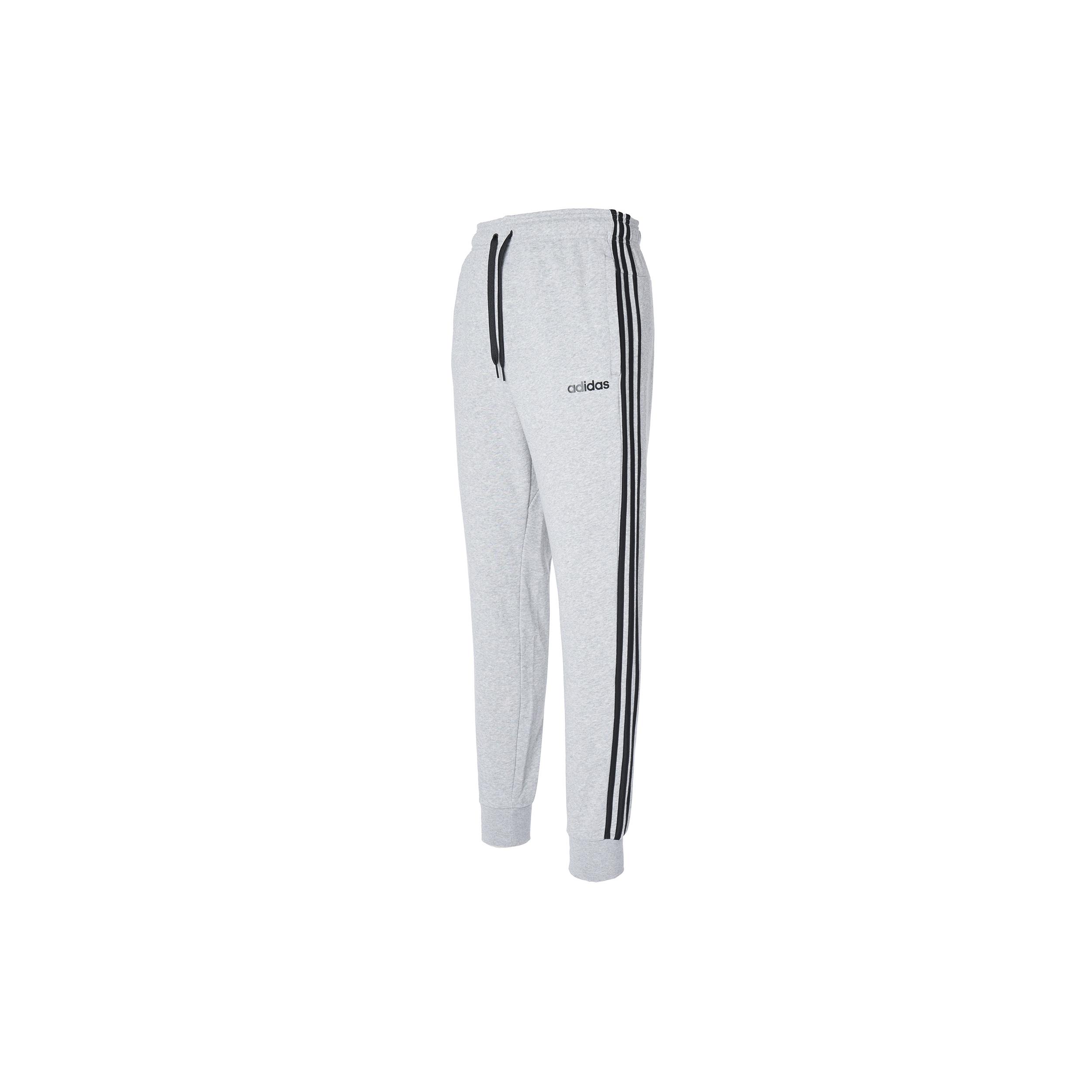 adidas Classic logo Printing Drawstring Sports Long Pants Gray Men s DQ3077 XS
