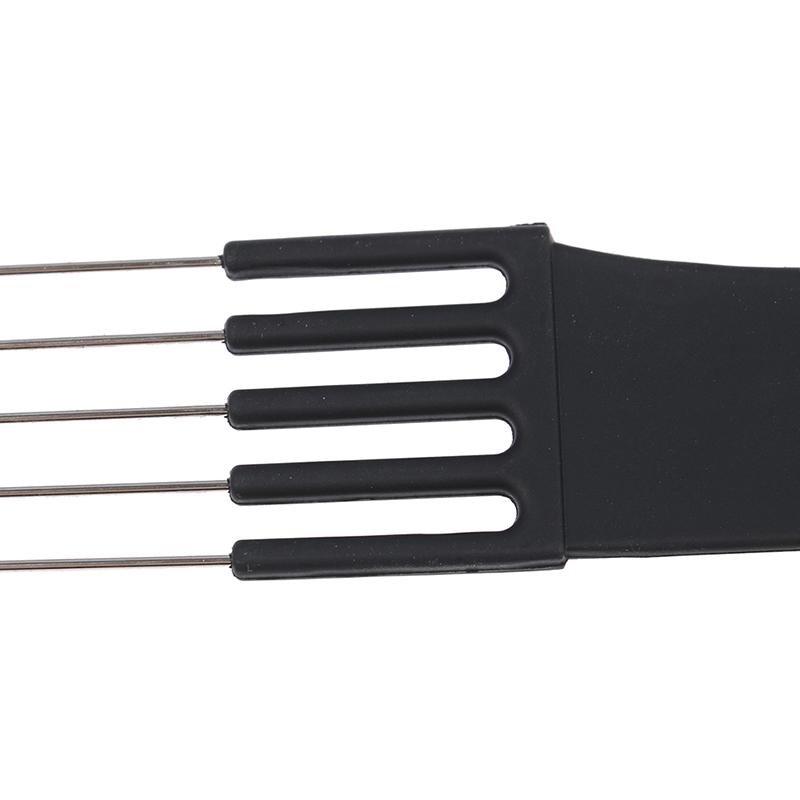1×Barber Salon Double Sided Tooth Hair Comb Steel Needle Tail Comb Hairdressing