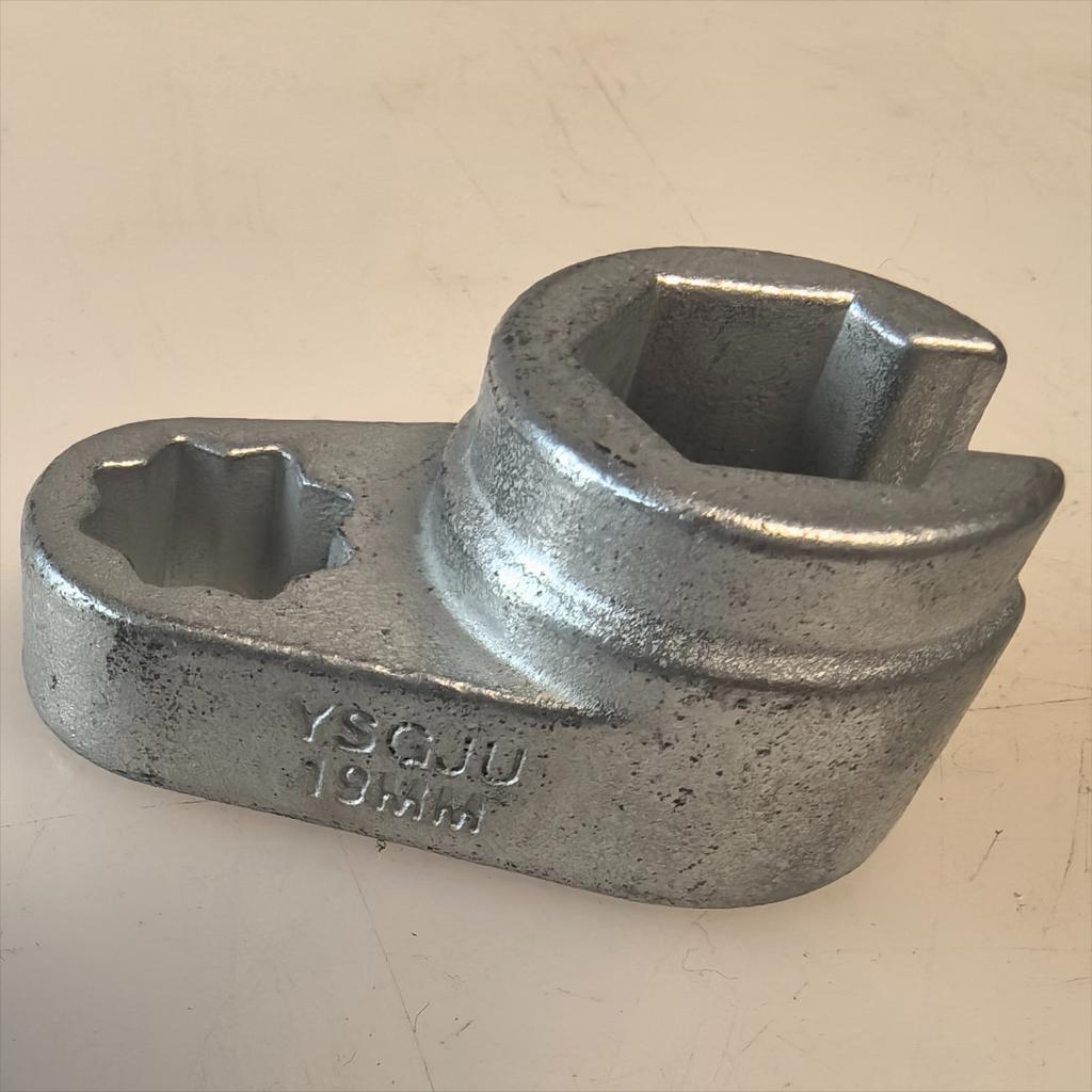17/19/22mm Open End Socket Wrench For Removing High Pressure Fuel Hose Injector Nozzle Disassembly