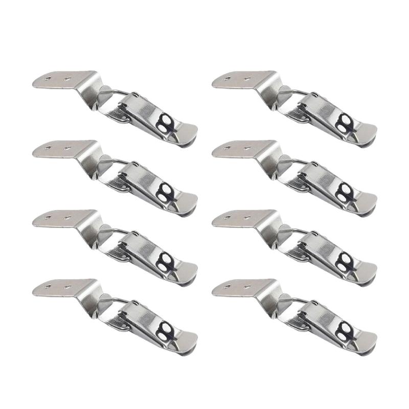 Corner Mounting Fasteners Long Service Steel Fasteners Set Easy To Use Snap Lock Convenient Fastening Solution 8/12pcs