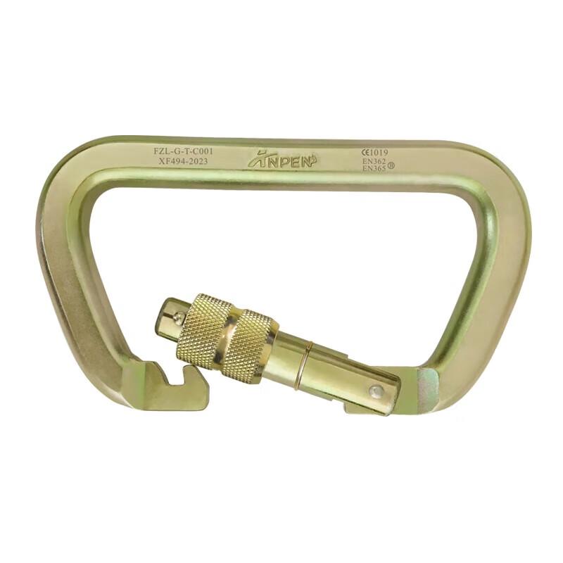 ANPEN D-Type Locking Carabiner for Climbing & Rescue