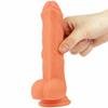 Female Silicone Dildo Double Layer Soft Masturbator Foreskin Sucker Dildo