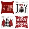 Popular Christmas Pillowcases for Holidays Santa Claus Linen Home Decoration Pillowcases