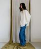 Poeteuseoul Double Collar Shirt_Cream