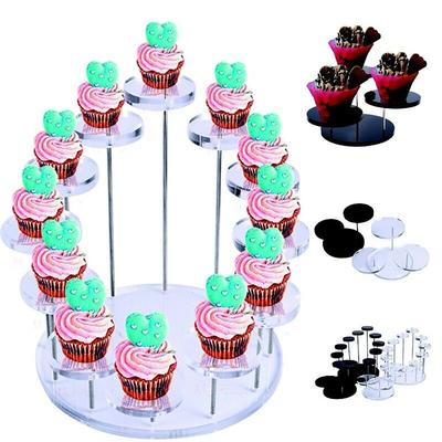 Bakeware Showcase Holder Cupcake Stand Acrylic Display Stand Jewelry Organizer Storage Rack