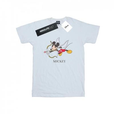 Womens/Ladies Mickey Mouse Love Cherub Cotton Boyfriend T-Shirt