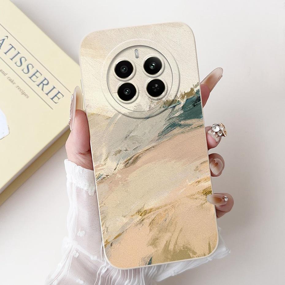 Modisches Neues Design Für Realme 12+ 12X 12 5G Kamera Schutz Handyhülle Für Realme 12X 12 Plus 5G Weiche Silikon Gelee Hüllen